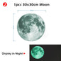 Luminous Moon And Stars Wall Stickers
