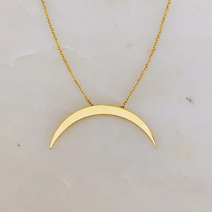 Glam Boho Crescent Necklace